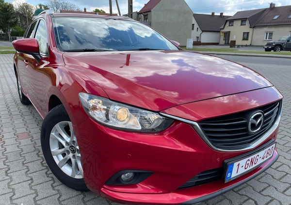 Mazda 6 cena 34900 przebieg: 242000, rok produkcji 2014 z Jeziorany małe 67